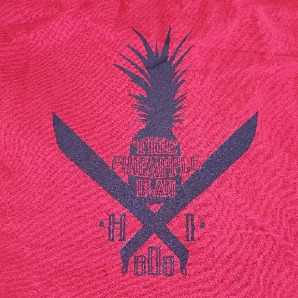 Farmers Market Hawaii Pineapple Clan T Shirt L